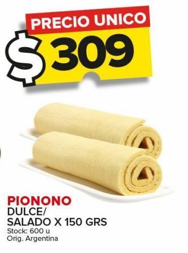 Carrefour Maxi Pionono dulce / salado 150g oferta