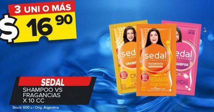 Carrefour Maxi Shampoo sedal 10cc oferta