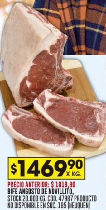 Coto BIFE ANGOSTO DE NOVILLITO oferta