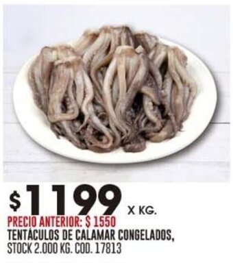 Coto TENTACULOS DE CALAMAR CONGELADOS oferta