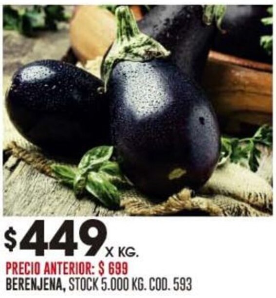 Coto BERENJENA 5 KG oferta