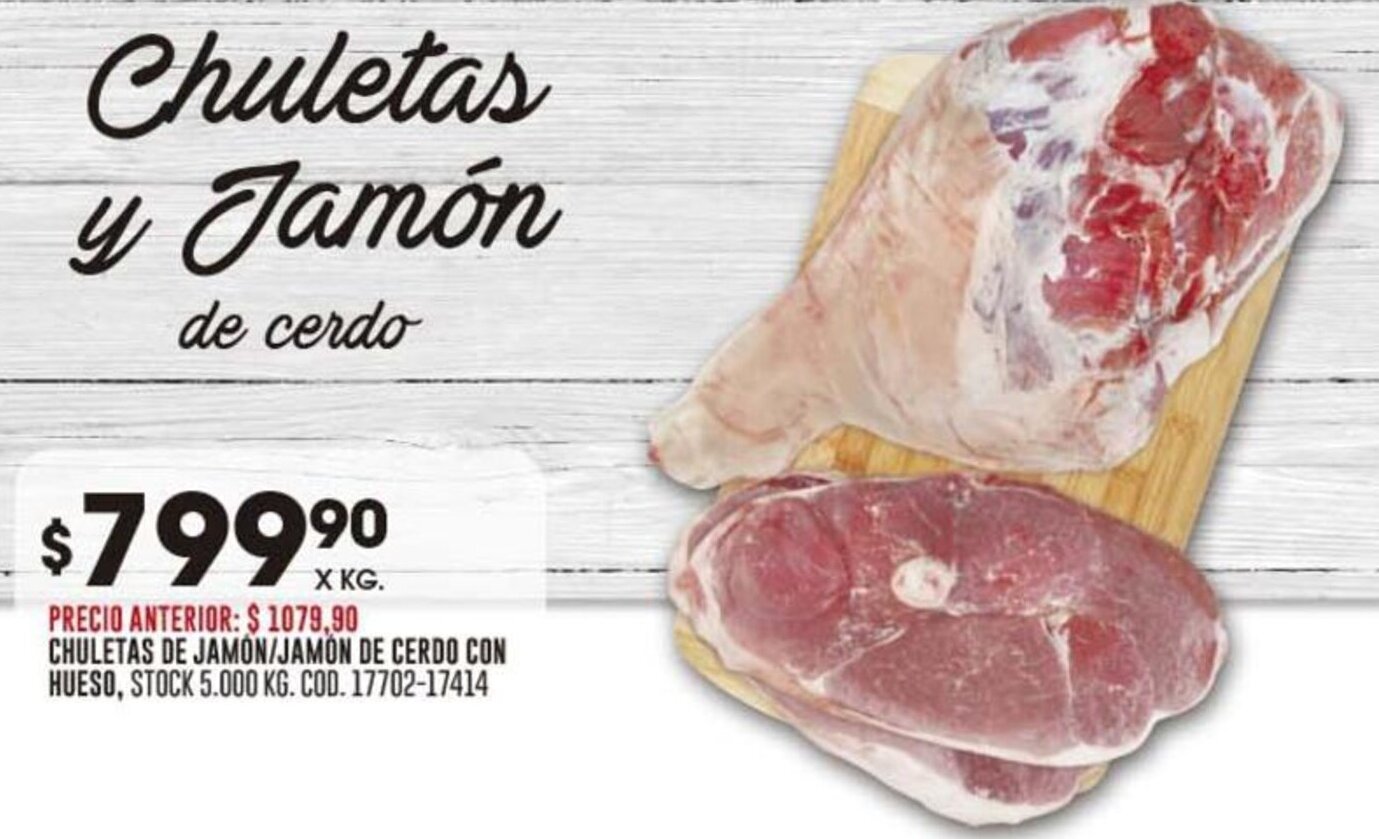 Coto CHULETAS DE JAMÓN/JAMÓN DE CERDO CON HUESO oferta