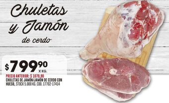 Coto CHULETAS DE JAMÓN/JAMÓN DE CERDO CON HUESO oferta