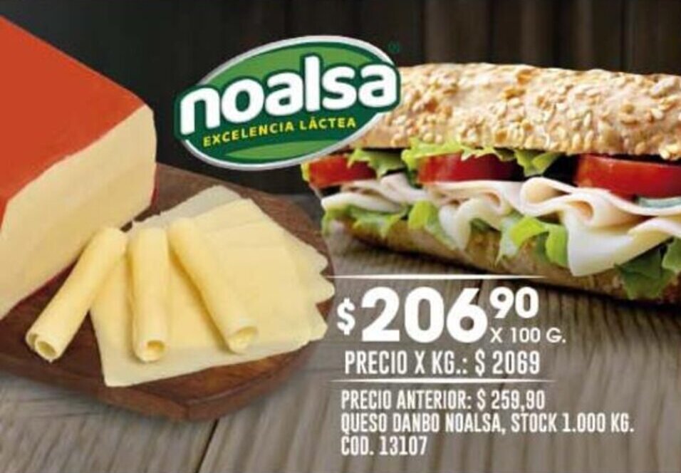 Coto QUESO DANBO NOALSA oferta