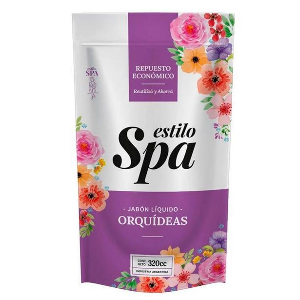 El Nene Jabon liquido estilo spa doy pack orquideas x320ml oferta