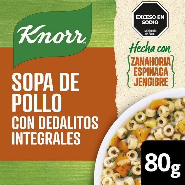 Coto Sopa de pollo con dedalitos integrales knorr 80gr oferta