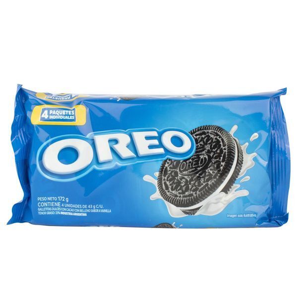 Ferniplast Galletas oreo 4 paquetes 172g oferta