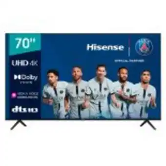 Novogar Smart tv 70 hisense 4k uhd vidaa voice netflix youtube oferta