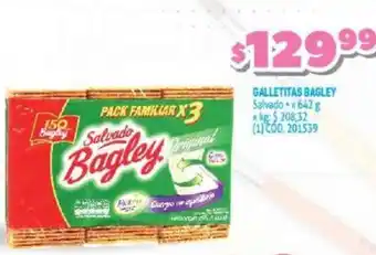 Makro Bagley Galletitas 642g oferta