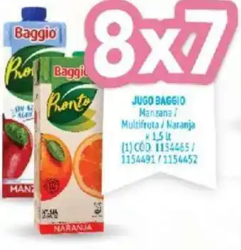 Makro Baggio Jugo 1,5Lt oferta