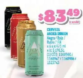 Makro Andes Origen Cerveza oferta