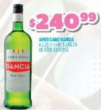 Makro Gancia Americano 1,25Lt oferta