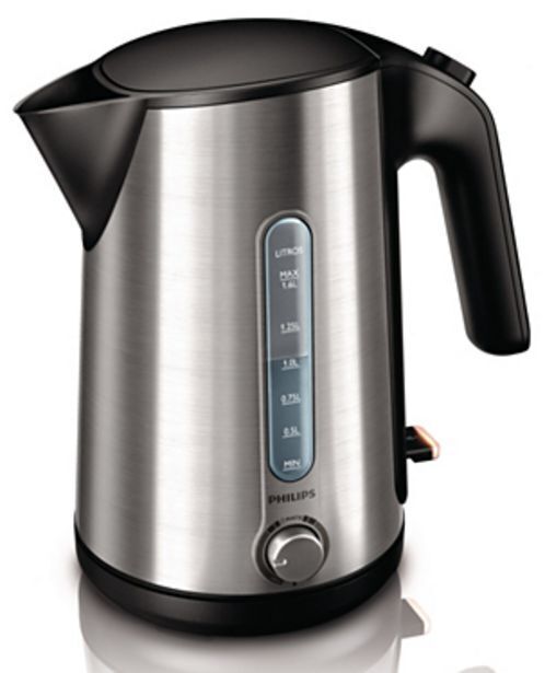 Blancoamor Pava electrica 4631 philips 1,6 lts selector de temperatura metalica oferta