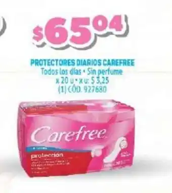Makro Carefree Protectores Diarios 20u oferta