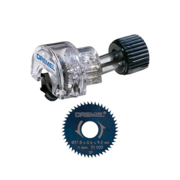 Pinturerías Rex Mini sierra circular dremel 670 para minitorno + disco oferta