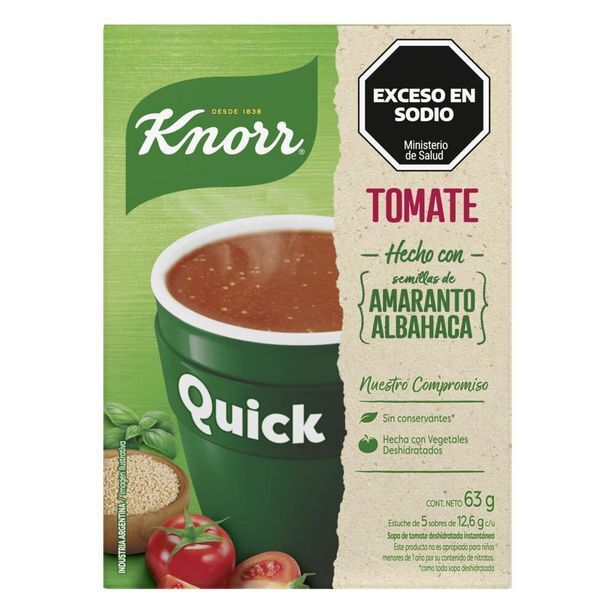 Coto Sopa instantanea de tomate knorr 63 grm oferta
