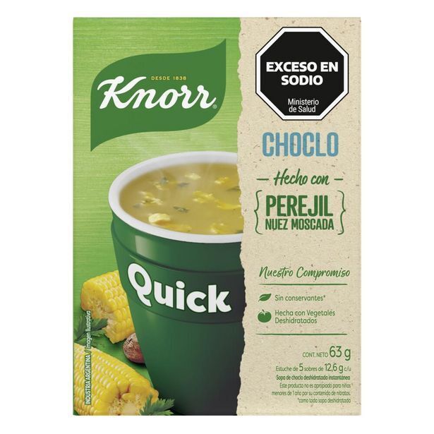 Coto Sopa instantanea de choclo con perejil knorr 63 grm oferta