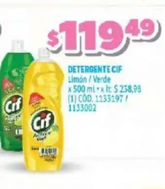 Makro Cif Detergente 500ml oferta