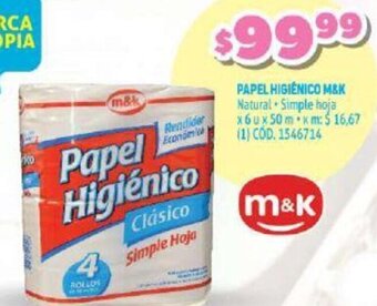Makro Papel Higiènico M&K oferta