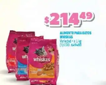 Makro Whiskas Alimento Paragatos 1kg oferta