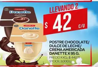 Supermercados DIA Danette Postre Chocolate-dulce De Leche-crema Americada x 95g oferta
