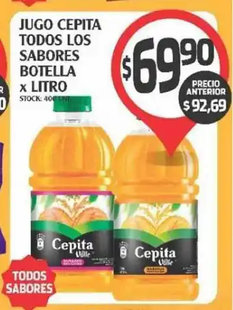 Supermercados Malambo Jugo Cepita Todos Los Sabores Botella x Litro oferta