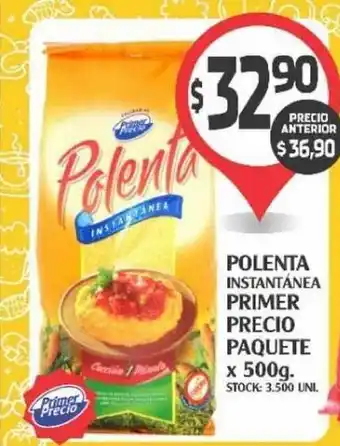 Supermercados Malambo Polenta Instantánea Primer Precio Paquete x 500g oferta
