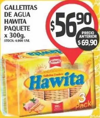 Galletitas De Agua Hawita Paquete x 300g