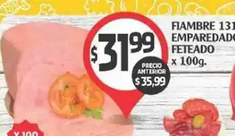 Supermercados Malambo Fiambre 131 Emparedado Feteado x 100g oferta