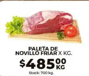 Paleta De Novillo Friar x Kg