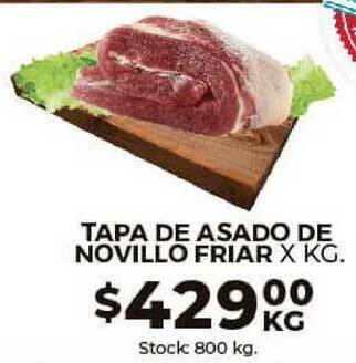 Super MAMI Tapa De Asado De Novillo Friar x kg oferta