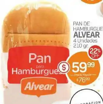 Alvear Alvear Pan De Hamburguer 210gr oferta