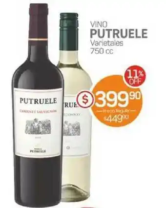 Alvear Vino Putruele 750cc oferta