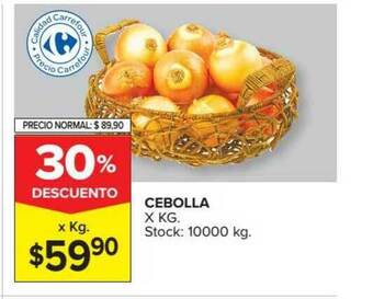 Carrefour Cebolla oferta