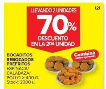 Carrefour Bocaditos Rebozados Prefitos x 400g oferta