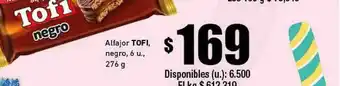 Cooperativa Obrera Alfajor Tofi Negro 276g oferta