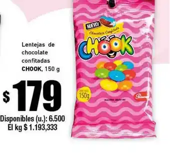 Cooperativa Obrera Chook Lentejas De Chocolate Confitadas 150g oferta