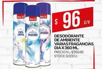Supermercados DIA Desodorante De Ambiente Varias Fragancias Dia 360ml oferta