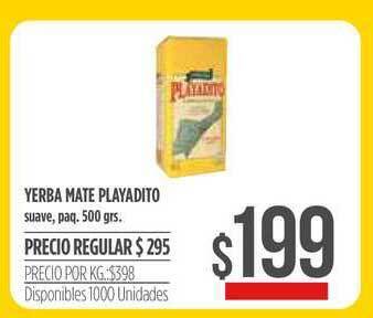 Supermercados Vea Yerba Mate Playadito 500grs oferta