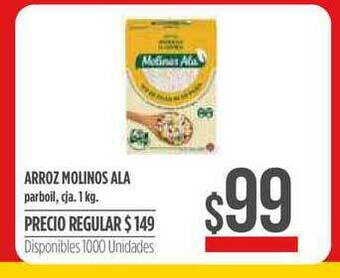 Supermercados Vea Arroz Molinos Ala 1kg oferta