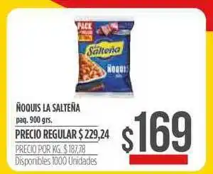 Supermercados Vea La Salteña ñoquis 900grs oferta