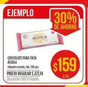 Supermercados Vea Aguila Chocolate Para Taza 150grs oferta
