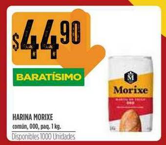 Supermercados Vea Harina Morixe 1kg oferta
