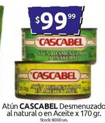 Cordiez Atún Cascabel Desmenuzado Al Natural O En Aceite x 170gr oferta