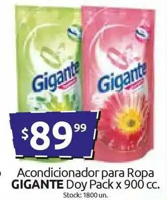 Cordiez Gigante Acondicinador Para Ropa Doy Pack x 900cc oferta