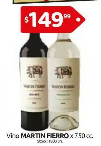 Cordiez Vino Martin Fierro x 750cc oferta