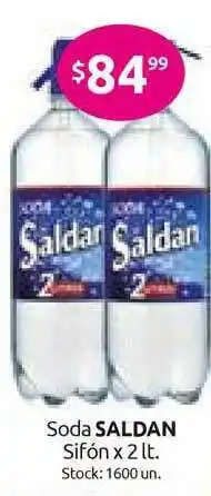 Cordiez Saldan Saoda Sifón x 2lt oferta