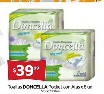 Cordiez Doncella Toallas Pocket Con Alas x 8un oferta