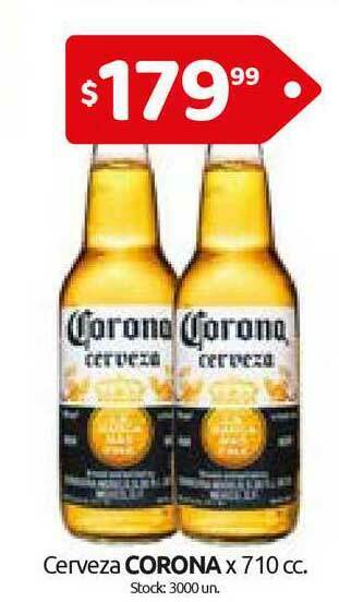Cordiez Cerveza Corona x 710cc oferta