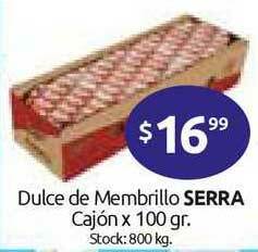 Cordiez Serra Dulce De Membrillo Cajón x 100gr oferta